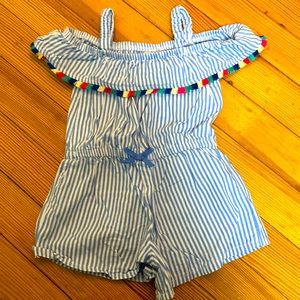 summer/ beach spaghetti straps and shorts romper with fringes
